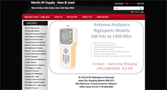 Desktop Screenshot of martinrfsupply.com